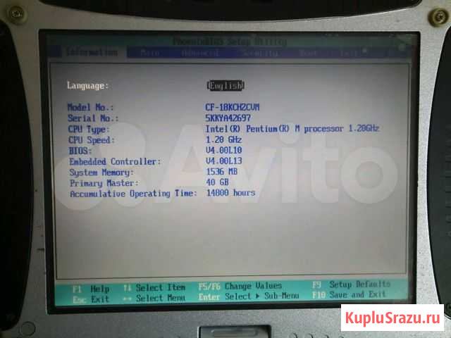 Panasonic Toughbook cf-18 Чита - изображение 1