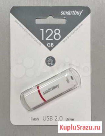 Флешка USB 128Gb SmartBuy Crown SB128gbcrw-W Казань - изображение 1