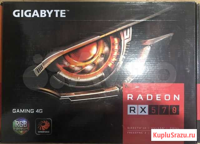 Rx570-4gb Gigabyte Gaming Тамбов - изображение 1