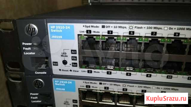 Коммутатор HP 2510-24 switch J9019B с трансиверами Воскресенское - изображение 1