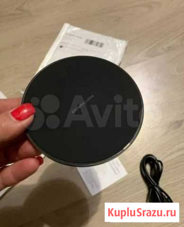Безпроводное зарядное устройство. Новое. 10W Санкт-Петербург - изображение 1