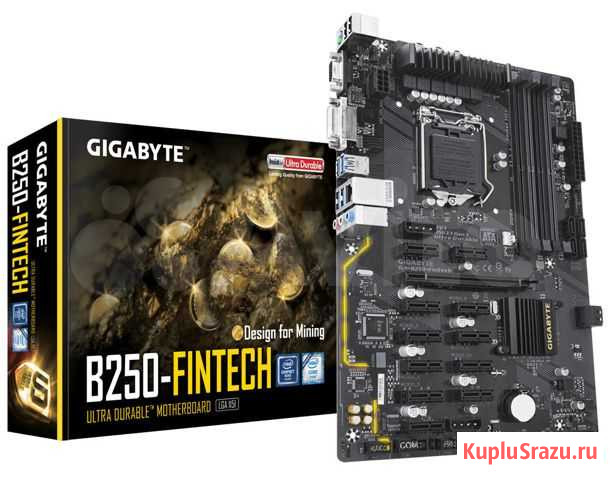Материнская плата gigabyte B250-fintech на 12 виде Павлово - изображение 1
