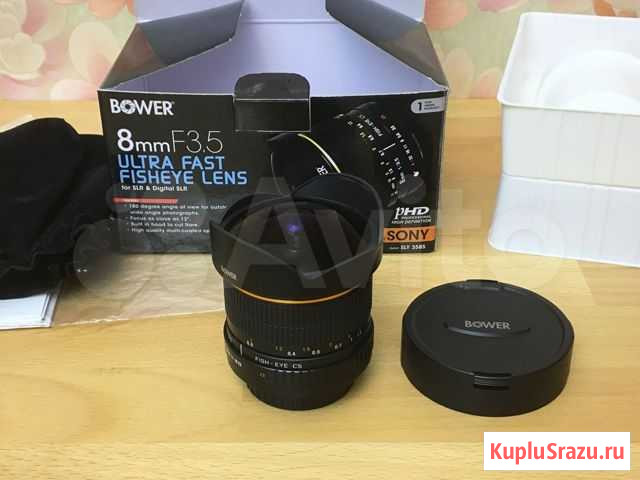 Объектив FishEye Lens 8mm F3.5 358S для sony A Краснодар - изображение 1