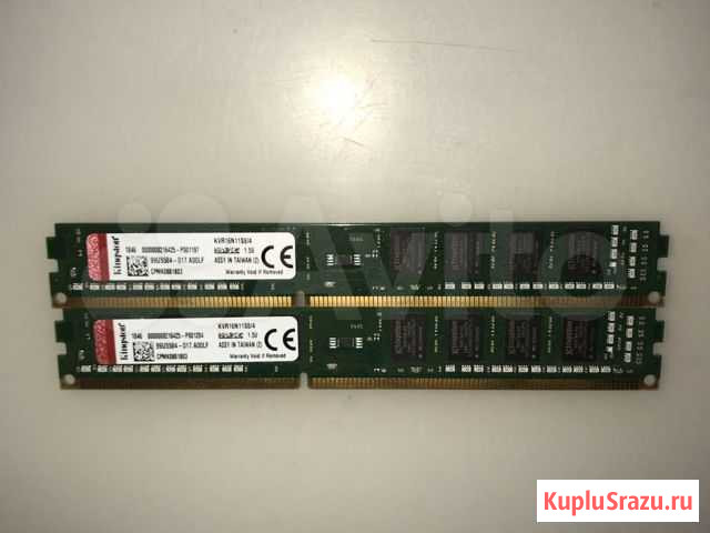 Оперативная память Kingston valeueram KVR16N11S8/4 Новороссийск - изображение 1