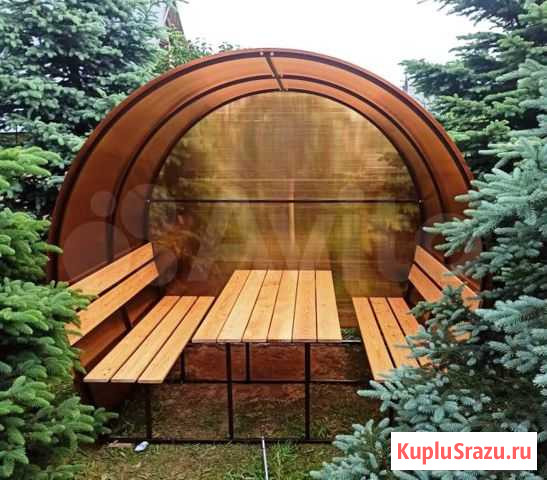 Беседка Уютный уголок с Торцевой стенкой Боровск - изображение 1