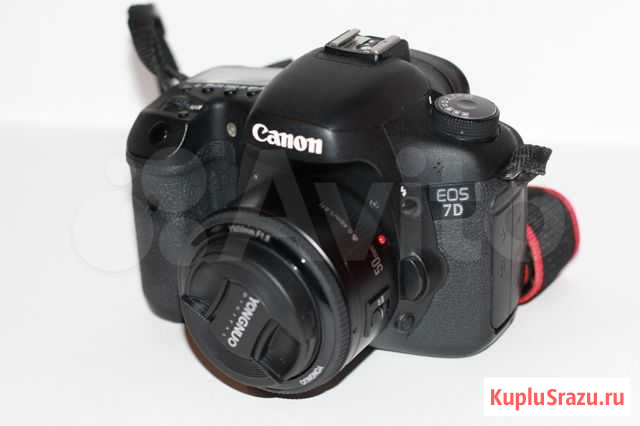 Canon 7D kit 50 1,8 Новосибирск - изображение 1