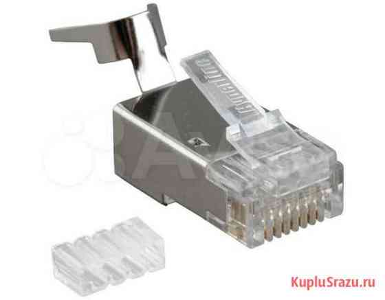 Коннектор RJ-45 Hyperline plug-8P8C-UV-C6-TW-SH-10 Саратов