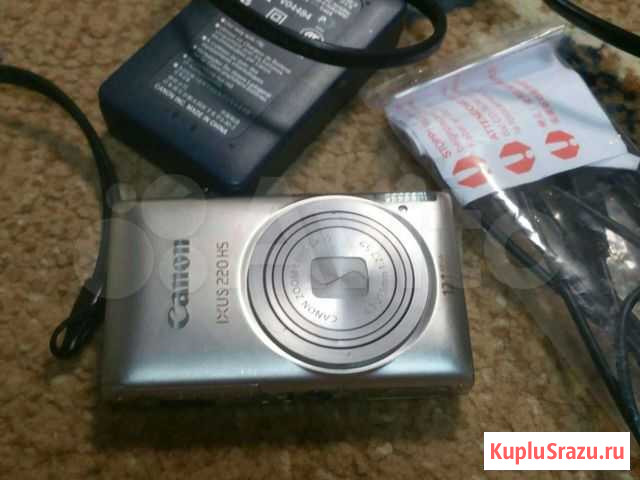 Компактный фотоаппарат Canon ixsus 220 hs Омск - изображение 1