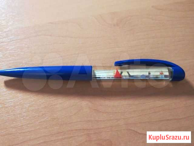 Ручка шариковая с плавающим корабликом внутри Самара - изображение 1