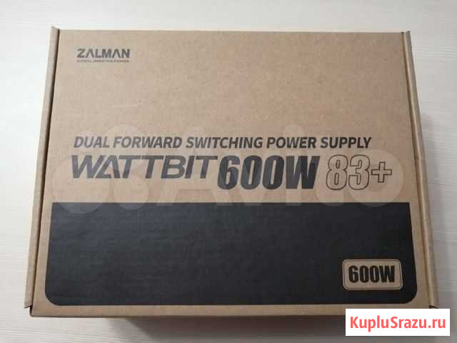 Блок питания 600W ATX Zalman Wattbit 83+ Южный - изображение 1