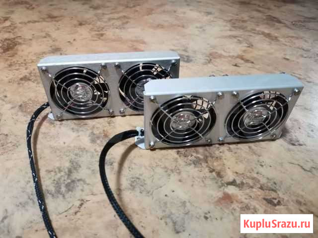 Вентиляторы Etri 8см 24V 2,4W. Новые. 2шт Астрахань - изображение 1