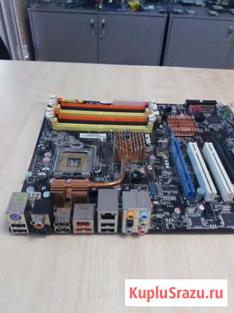 Материнская плата asus P5KC 4DDR2 2DDR3 Динская - изображение 1