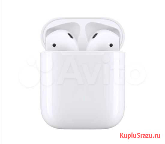 Беспроводные наушники apple airpods оригинал Челябинск - изображение 1