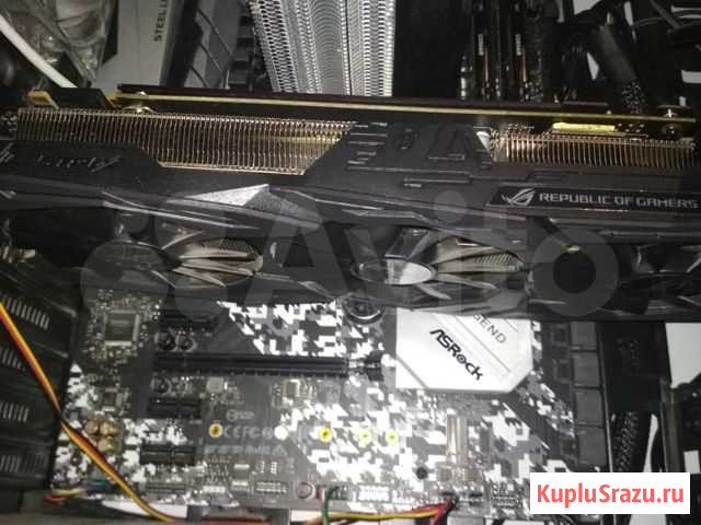Видеокарта asus strix GTX 1080 Сергиев Посад - изображение 1
