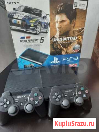 Прошитая Sony PS3 SS 500gb Славгород - изображение 1