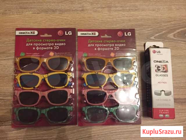 Очки 3d lg, клипсы 3D lg, очки для телевизора лг 3 Тюмень - изображение 1