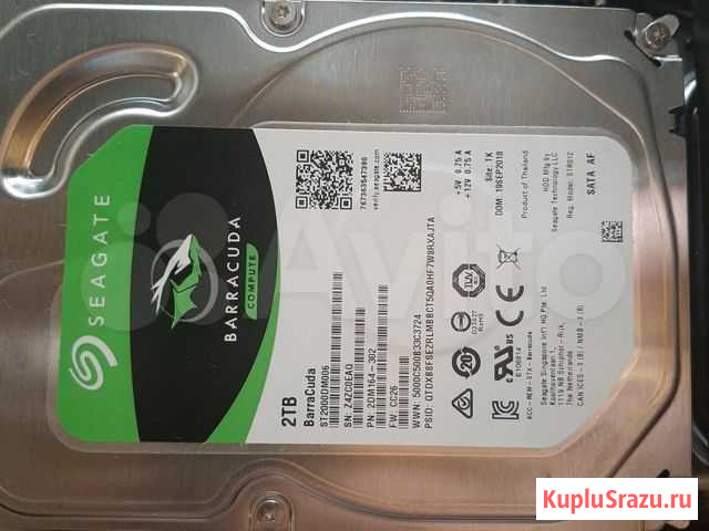 Новый диск на 2Tb Seagate Barracuda Уфа - изображение 1