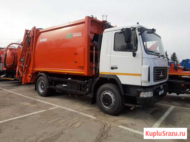 Мусоровоз с задней загрузкой ко-440вм шасси маз Москва - изображение 1