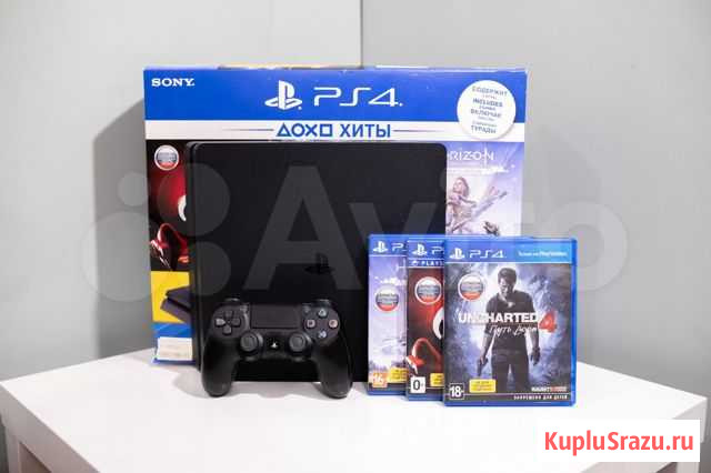 Консоль Sony PS4 Slim на 500Gb + игры Красноярск - изображение 1