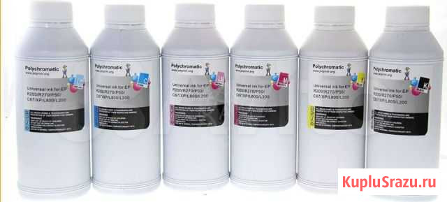 Чернила Polychromatic 500 ml для принтеров Epson L Красноярск - изображение 1