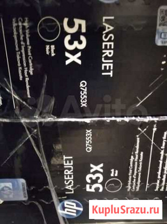Картридж HP Q7553X Челябинск - изображение 1