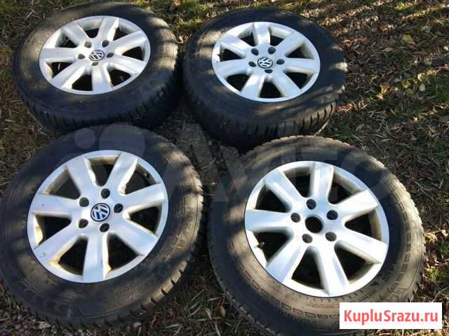 Для VW Tuareg зимние шины на литых дисках Тверь - изображение 1