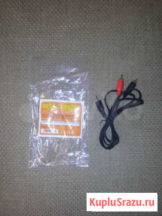 Аудиокабель 3,5 St.plug - 2 RCA Петрозаводск - изображение 1
