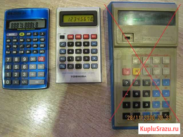 Калькулятор Toshiba, Hewlett packard Троицк - изображение 1
