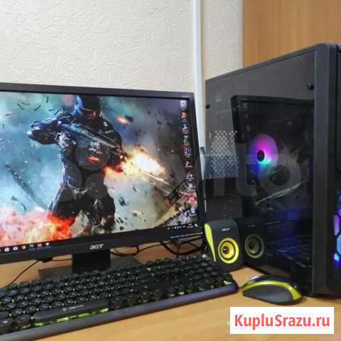 Игровой комп, 6-ядерный Ryzen, RX 560 4 Gb Магнитогорск - изображение 1