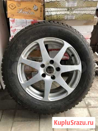 Nokian Hakkapeliita 2 225/60 r16 + диск 5*114,3 ET Киров - изображение 1