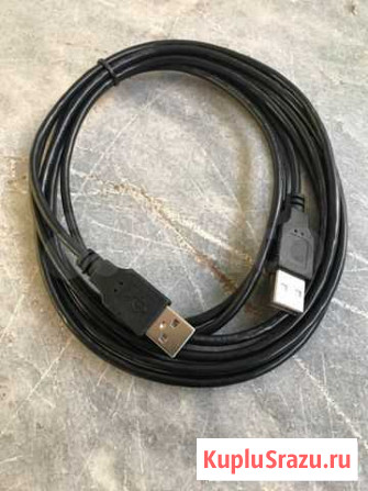 Кабель шнур USB соединительный (папа-папа) 3 метра Казань - изображение 1