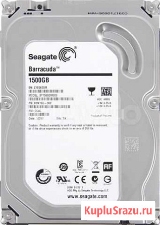 Жесткий диск HDD Seagate B. ST1500DM003, 1,5Тб Красноярск - изображение 1