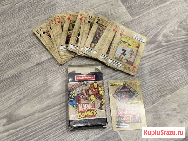 Игральные карты Marvel Comics Липецк - изображение 1