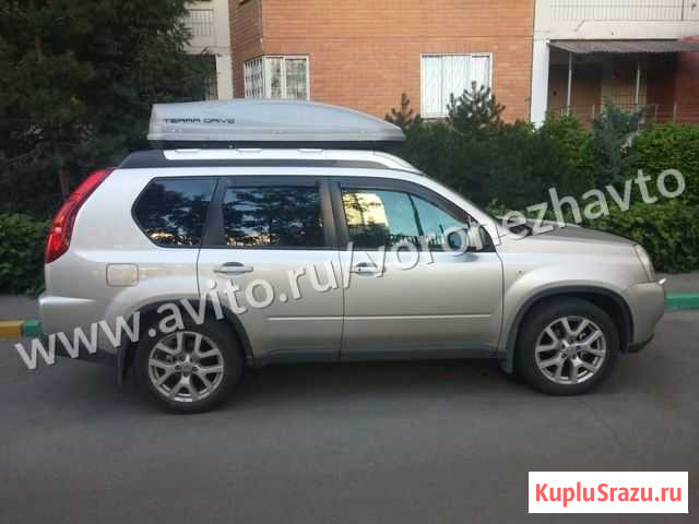 Бокс TerraDrive 480 серый на Nissan X-Trail Воронеж - изображение 1