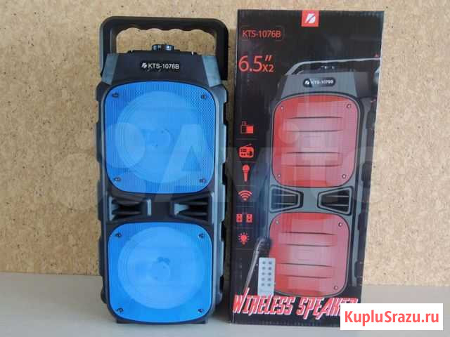 Bluetooth колонка с караоке, FM-радио Ярославль - изображение 1