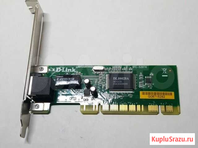 Сетевой адаптер Ethernet D-link DFE-520TX PCI Тамбов - изображение 1
