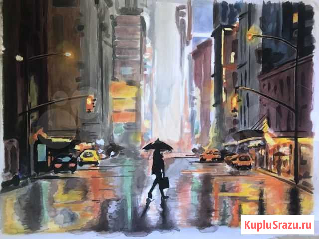 Картина акрилом на ткани Нижний Новгород - изображение 1