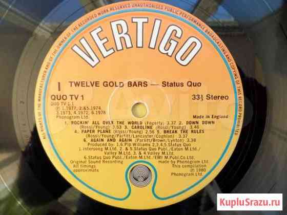 Status Quo 12 Gold Bars LP / UK / EX Оренбург