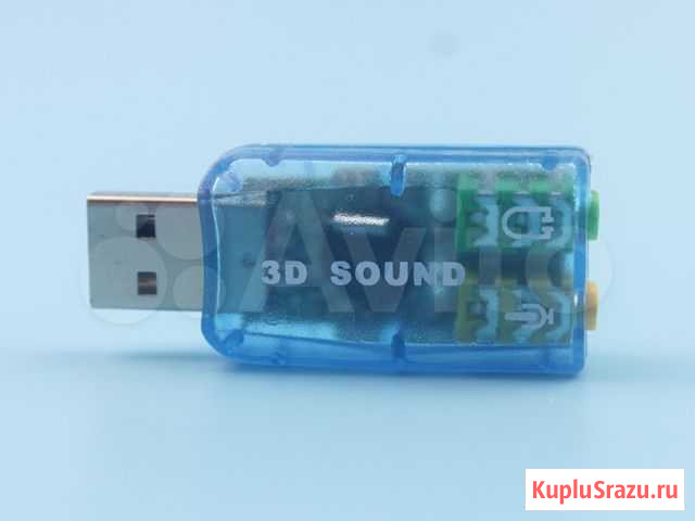 Звуковая аудио карта USB mini 3D sound Омск - изображение 1