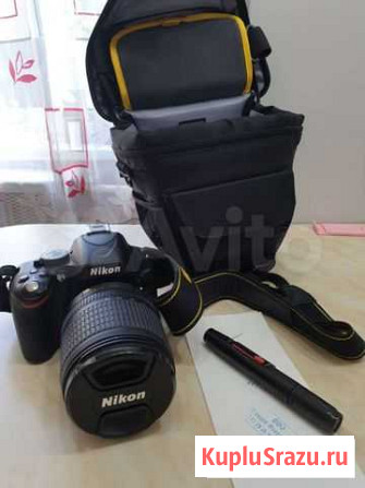Новый зеркальный фотоаппарат nikon d5100 18-105vr Казань - изображение 1