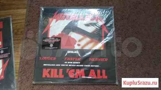 Metallica Kill Em All 2 Lp USA black master Химки