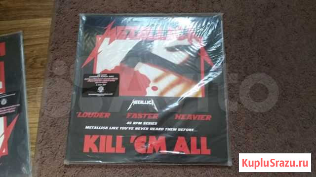 Metallica Kill Em All 2 Lp USA black master Химки - изображение 1