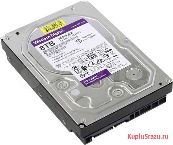 Жесткий диск 8000Gb (8TB) WD Caviar Purple 256Mb S Калининград - изображение 1