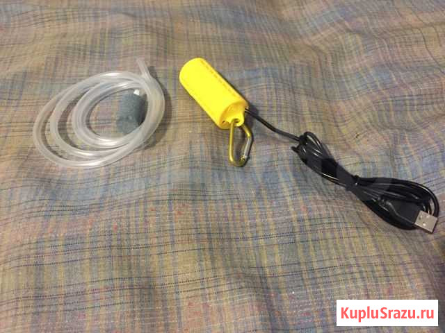 Небольшой бесшумный USB компрессор для аквариума Казань - изображение 1
