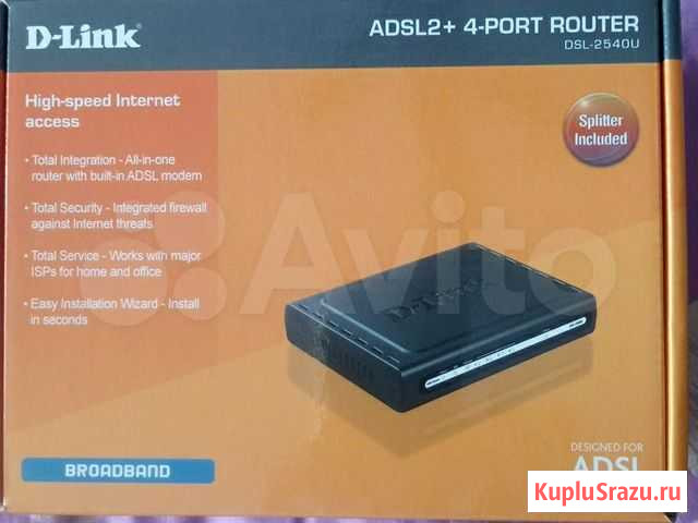 Adsl2+ 4-port router D-Link Котельниково - изображение 1