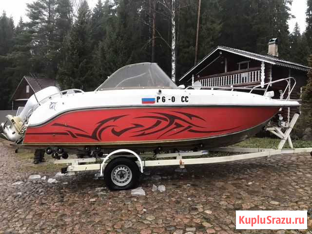 Катер Корвет 600 + прицеп, без мотора Выборг - изображение 1
