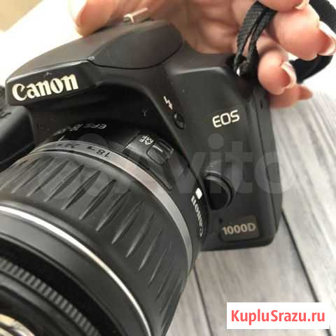 Canon EOS 1000d kit 18-55 Калининград - изображение 1