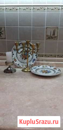 Подсвечники латунь, тарелки Villeroy Boch Бийск - изображение 1