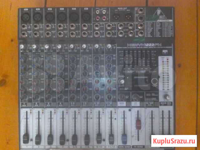 Микшер behringer xenyx X1222USB Елабуга - изображение 1