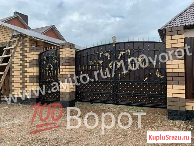 Ворота кованые откатные автоматические Стерлитамак - изображение 1